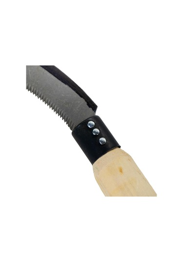 6364 Ahşap Saplı Testere Dişli Mini Hasat Orak