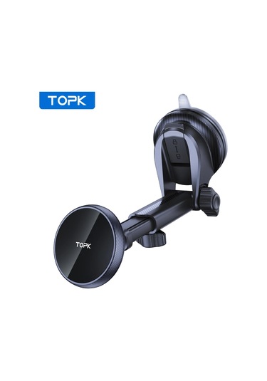 Topk Magsafe Araç Montajı - Evrensel Kontrol Paneli, İphone Ve Tüm Telefonlar İçin Süper Kararlı Manyetik Tutucublack Black