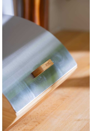 Acar Sirius Bambu Ekmek Saklama Kutusu - 35,5 25 16,5 Cm Ahşap