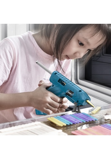 Konesam Kablosuz Şarjlı Sıcak Yapıştırıcı Tabanca - Hızlı Isınma, Ergonomik Tutuş, Dıy El İşleri İçin Mükemmel 10 Çubuk Hediyeli