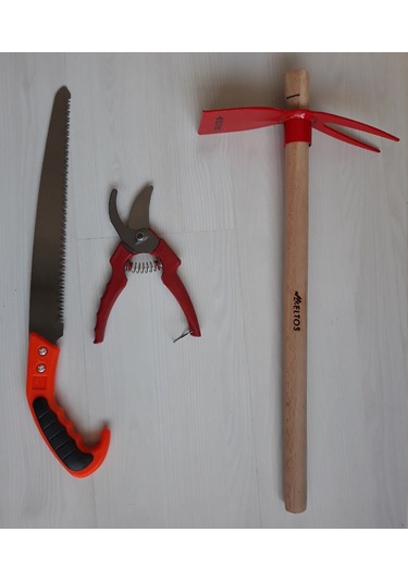 Bağ Bahçe Ağaç Dalı Çalı Budama Kesme Makası Saplı Çatal Çapa Laz