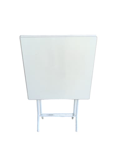 Katlanır Masa 60x60 Döküm Kenar Beyaz
