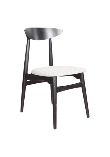 Dora Ahşap Sandalye Siyah