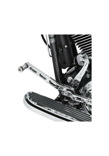 Fortunelane Harley Tri Glide/trikes Siyah İçin 2 Alüminyum Topuk Toe Dişli Vites Kolu Kaydırma Peg Siyah