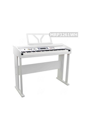 Dijital (Silent) Piyano Manuel Raymond 61 Tuş Beyaz Mrp3261wh
