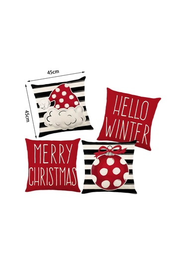 Suntek Noel Yastık Kılıfı Noel Oturma Odası Kanepe Ev Için
