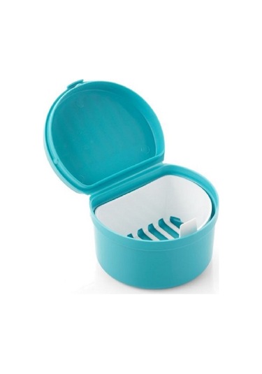 Warwick Sasco Kapaklı Protez Diş Kabı Mavi