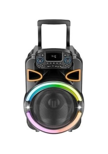 Hzl Acs-2 30w 12 İnch Hoparlörlü Mikrofonlu, Rgb Işıklı Sd Kart Usb Parti Ve Karaoke Bluetooth Speaker