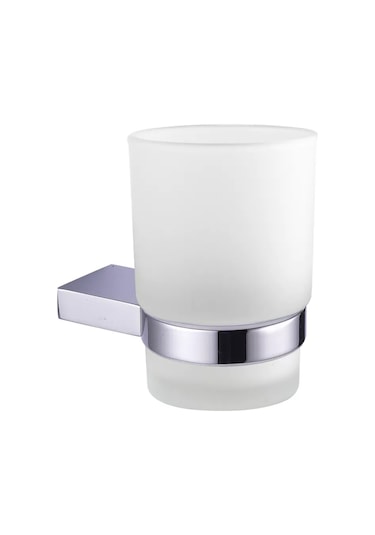 Zenfort Duvara Monte Cam Diş Fırçası Ve Macunu Şişesi 179736673 Krom