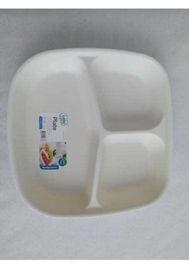 3 Bölmeli Çerez Ve Kahvaltı Tabağı 100 Adet