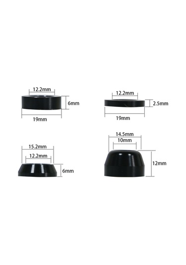 Ranyeek Dayanıklı Bisiklet Aks Çubuğu: M12 P1.5 İç Mekan Antrenmanları İçin Uygun, Siyah Alüminyum Alaşım