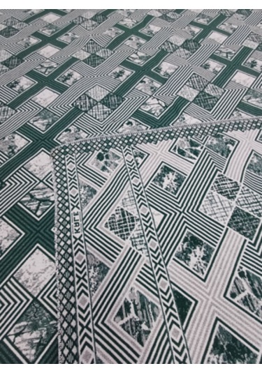 Savan Dokuma Halı Örtüsü 6m² Yeşil