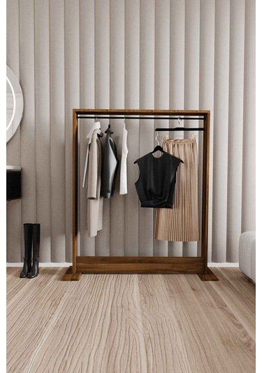 Decormet Salvitor Elbise Askısı Ceviz Diğer