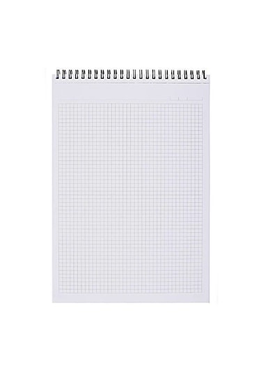 Elitstore Bloknot Defter A4 Spiralli Kareli 40 Yaprak