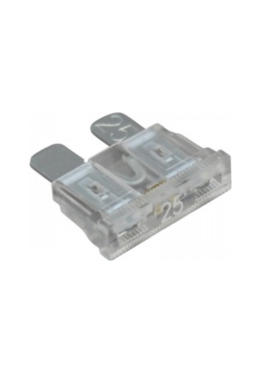 (100 ADET) 25 AMPER OTO BIÇAK SİGORTA (NORMAL/STANDART BOY)