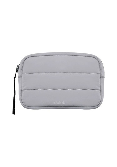 Dolob Aşağı Ceket Kadın Makyaj Saklama Çantası Basit, Hafif, Şık Fitness Spor Koşu Bel Çantası Krem