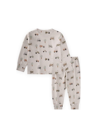 Pijama Takım 1-5 Yaş Taş Ekru