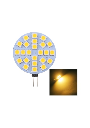 Sones G4 24 Led Smd 5050 288lm 2800-3200k Kademesiz Karartma Enerji Tasarruflu Işık Pin Tabanı Lamba Ampul, Dc 12v