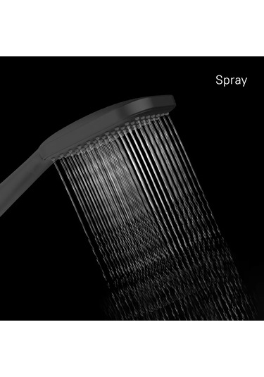 Milardo Duş Başlığı, 1 Mod 201318520 Siyah Mat