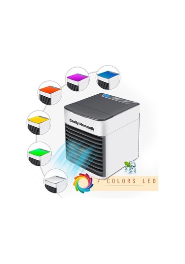 Ykd Store Taşınabilir Mini Usb Şarj Tv Klima Masaüstü Elektrik Fan Hava Soğutucu 32ftmy Siyah