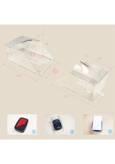 Homyl Kablosuz Kapı Zili Zil Koruyucu Için Kapağı Su 100x61x49mm