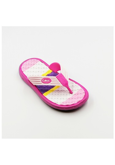 Çocuk Parmak Arası Terlik Masaj Tabanlı Pembe Terlik PEMBE