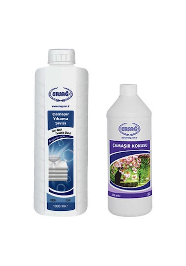 Ersağ Beyazlar İçin Çamaşır Yıkama Sıvısı 1 L + Çamaşır Kokusu