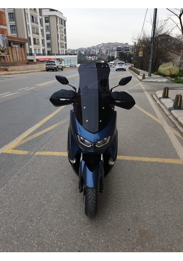 Motocam Yamaha Nmax Ön Cam 2021-2024 Model 72cm Siyah Renkli 4mm Uzun