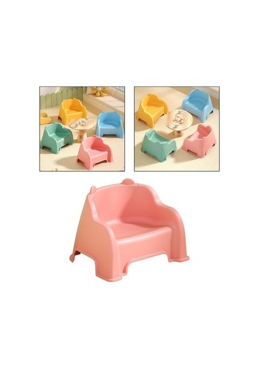 Flybuy Bosphorusboutique Pembe Küçük Tabure, Hafif Destekli Ayak Rz, Suntek Sırt Sabit, Banyo-kullanım İçin Uygun Pembe