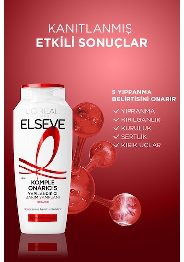 ELSEVE Komple Onarıcı 5 Yapılandırıcı Bakım Şampuanı  300 ml