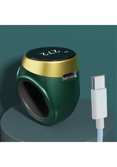 Lemestar Dokunmatik Sayım Akıllı Yüzük, Oled Ekranlı, Su Geçirmez, Otomatik Ekran Kilidi, Kolay Şarj, İki Renk Seçeneği, Evrensel Beden