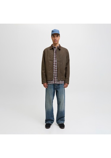 Jack & Jones Grady Worker Erkek Kahverengi Ceket 12279426-cnt Kahverengi