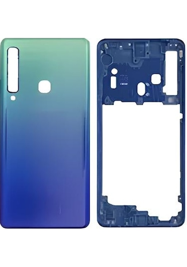 Samsung Galaxy Uyumlu A9 - Sm-a920f Full Kasa Arka Kapak Takım Mavi
