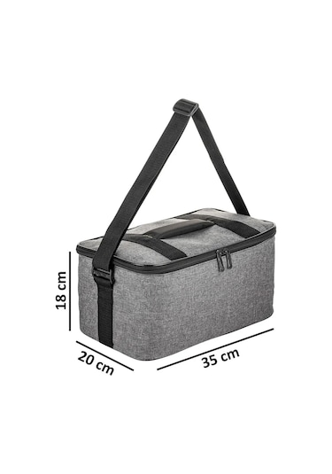 Ns Reliable Kamp Piknik Termal Soğutucu Yalıtımlı Buzluk Termos Çanta - 940 Gri