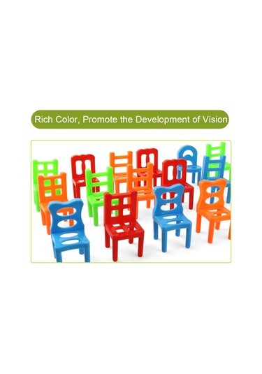 Maiyame 3 Yaş Ve Üstü Çocuklar İçin Plastik Dengeli Sandalye Seti - 18 Adet, Interaktif Oyun Ve Partiler İçin Taşınabilir Diğer