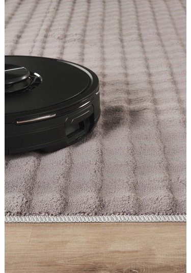 Bubble Puffy Post Peluş Halı Yolluk Kaymaz Taban Yıkanabilir Pofuduk Oturma Çocuk Odası Antrasit Antrasit