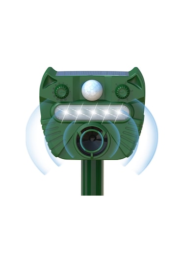 Uu0382 Güneş Enerjili Hayvan Kovucu Ultrasonik Sincaplar Geyik Yeşil