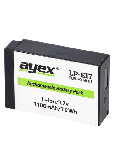 Ayex Lp-e17 Batarya, Canon Eos Rp, R100, R50, R8, 77d, 750d, 760d, 800d, 850d, M3, M5, M6 Mark Iı İle Uyumlu