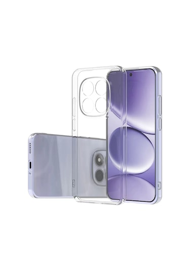 Rba Aksesuar Redmi Note 15 Pro Kılıf Zore Süper Silikon Kapak - Şeffaf