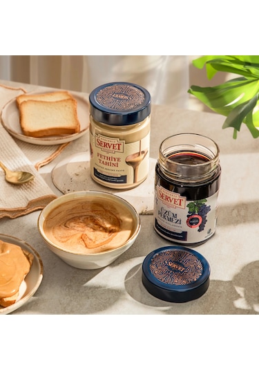 Servet Tahini 300g + Üzüm Pekmezi 400g