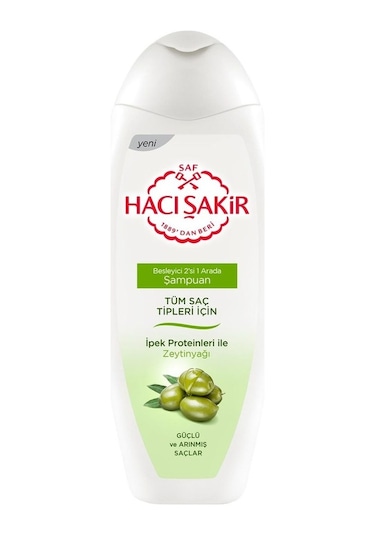 Hacı Şakir Zeytinyağlı Şampuan 12 x 500 ML