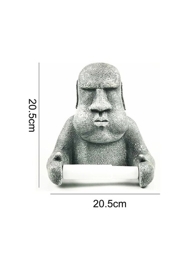 Jialan Rulo Kağıt Havlu Tutucu Paskalya Adası Moai Kağıt Diğer Qq Diğer