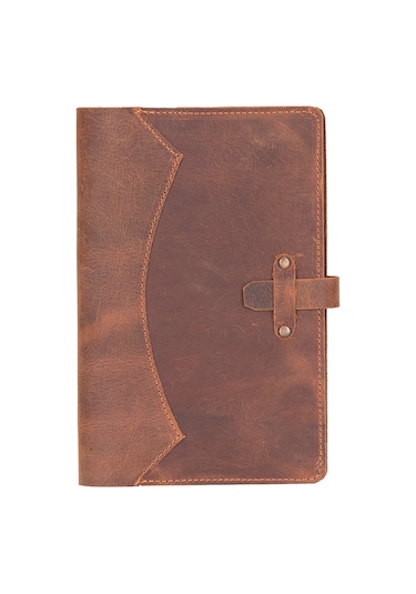 Bloom Quiet Edit Moccasin A5 Deri Kitap Defter Kılıfı