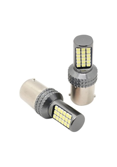 Sones 2 Adet 1156 / Ba15s Dc12v / 5w Araba Fren Lambaları 36led Smd-2025 Lambalarla Beyaz Işık