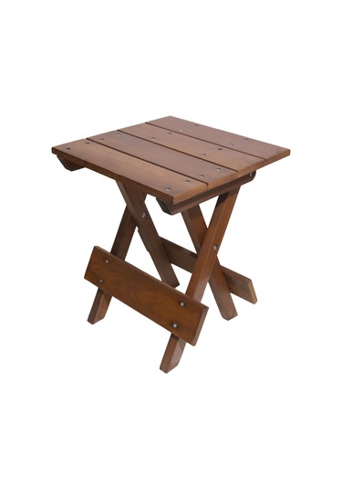 Açılır Kapanır Ahşap Tabure 35 Cm Şık Ve Dayanıklı Ceviz