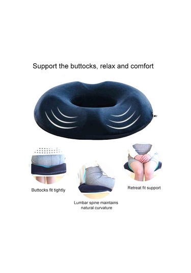 Sones Ofis Kalınlaştırıcı File Kalça Anti-hemoroid Yastığı, Boyut: 45x41x7cm Kahve