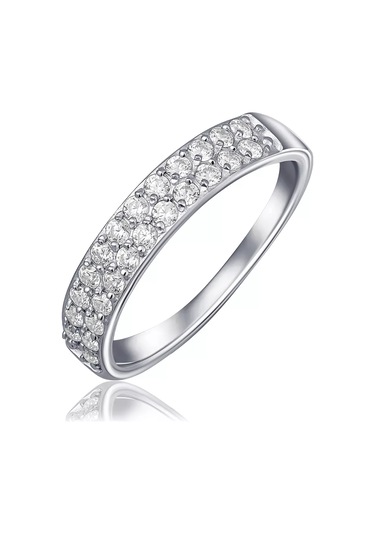 Lucente İnce Дорожка Yüzüğü, 925 Ayar Gümüş 181207372 Gümüş