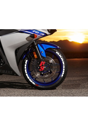 YAMAHA DARK SİDE Motorsiklet Lastik Yazısı Sticker 4 Adet