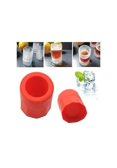 Silikon Bardak Buz Küpü Tepsi Dondurularak Kalıp Bar Jöle Puding Çikolata Kalıp Makinesi