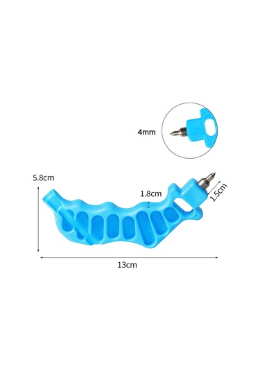 Sones 4mm Baypas Delme Aksesuarları Pe Saç Borusu Mikro Püskürtme Delme Makinesi Mavi